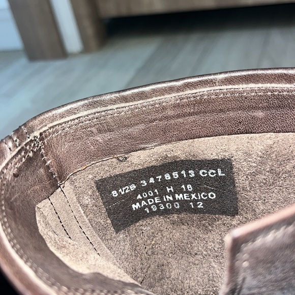 Women’s Frye Veronica Leather Buckle Moto Booties 8 1/2B NWOB - Picture 5 of 8